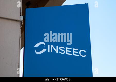 Bordeaux , France - 11 20 2023 : INSEEC logo brand and text sign of french business school in Management Stock Photo
