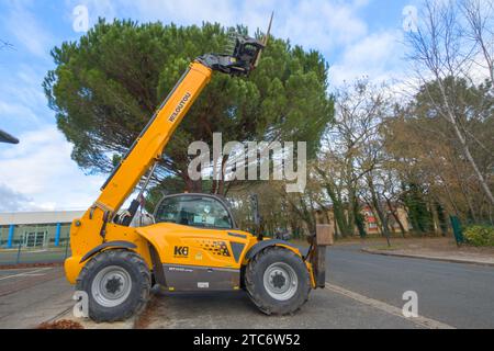 Bordeaux , France - 11 29 2023 : kiloutou logo sign on industrial modern rental utility vehicle manitou in construction site Stock Photo