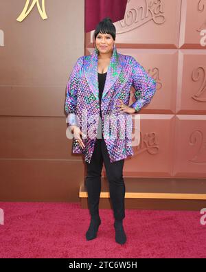 Los Angeles, California, USA. 10th Dec, 2023. Natasha Rothwell attends the Los Angeles Premiere of Warner Bros. 'Wonka' at Regency Village Theatre on December 10, 2023 in Los Angeles, California. Credit: Jeffrey Mayer/Jtm Photos/Media Punch/Alamy Live News Stock Photo