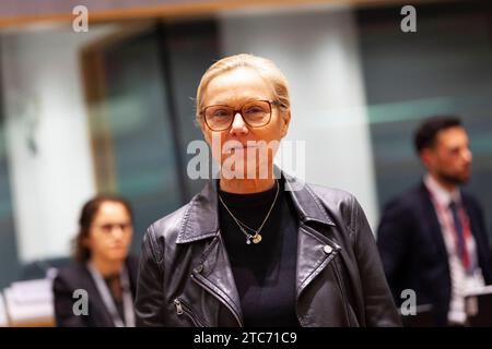 Brussels, Belgium. 07th Dec, 2023. Nicolas Landemard/Le Pictorium - Tour de table of the Eurogroup. - 07/12/2023 - Belgium/Brussels/Brussels - European finance ministers met today in the Eurogroup. Credit: LE PICTORIUM/Alamy Live News Stock Photo