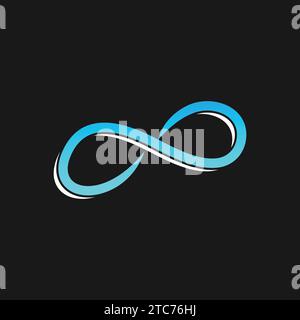 Infinity logo images illustration design. gradient infinity logo modern concept. Infinity symbol limitless logo design vector template Stock Vector