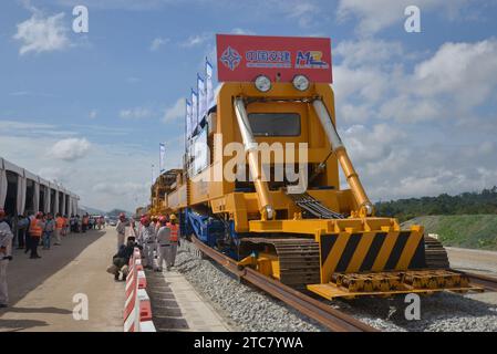 Kuala Lumpur. 11th Dec, 2023. This photo shows the launching site of ...