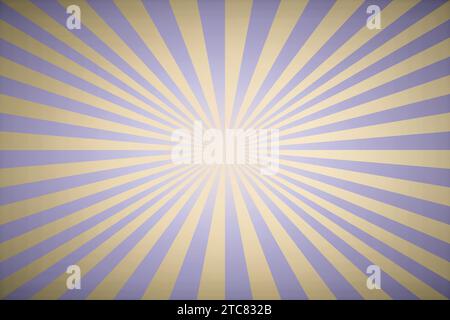 Retro dimmed colors shaded rays vector background Stock Vector
