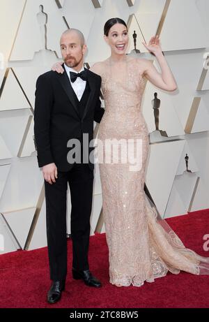 Sam Rockwell and Leslie Bibb at the 91st Annual Academy Awards held at the Hollywood and Highland in Los Angeles, USA on February 24, 2019 Stock Photo