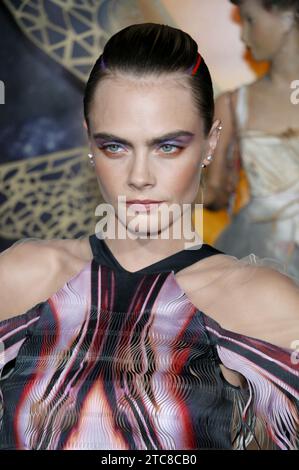 Cara Delevingne at the Los Angeles premiere of Amazon's 'Carnival Row' held at the TCL Chinese Theatre in Hollywood, USA on August 21, 2019 Stock Photo