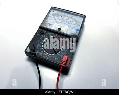 Multimeter Voltmeter Tester brand YX-360TR with a white background Stock Photo
