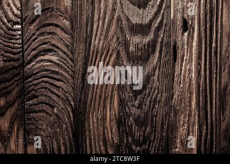 Brown vintage wood texture close-up Stock Photo