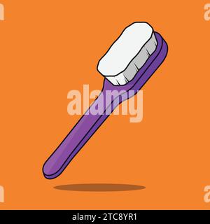 Toothbrush Vector Illustration Icon Stock Vector