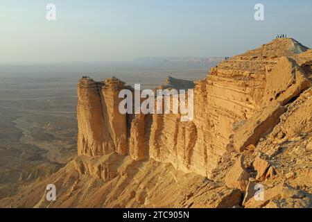 The Edge of the World (Jebel Fihrayn), a dramatic escarpment northwest ...