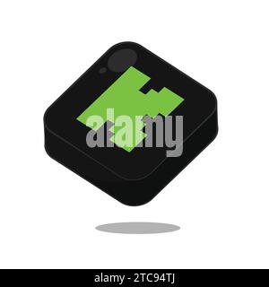 Google Photos Social Media App Website Icons Vector Website Cube Icon Stock Vector