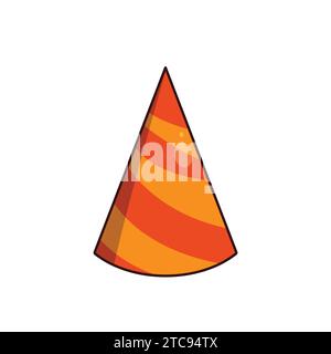 Birthday Party Cap Illustration Vector Hat Icon Party Headwear Stock Vector