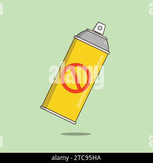 Anti-Mosquito Spray Illustration Icon Vector Stock Vector