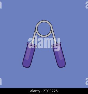 Gym Spring Grips Illustration Icon Vector fitness gym gear Stock Vector