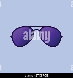 Sun Glasses Vector Illustration Icon Fashion Wear glasses vector Stock Vector