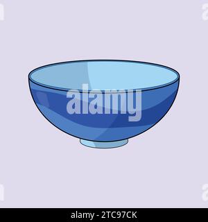 Meal Soup Bowl Illustration Vector Icon Kitchen Bowl Pot Vector Stock Vector