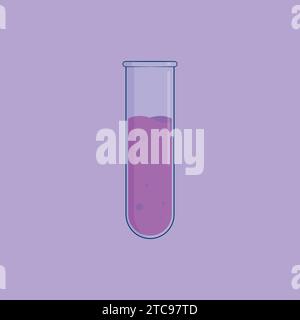 Chemistry Test tube Vector Icon Chemical Test tube icon Stock Vector