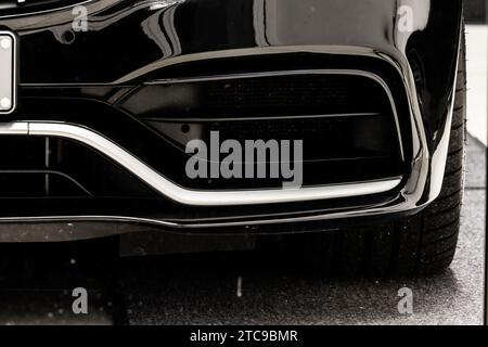 Gothenburg, Sweden - november 23 2022: Front of a 2019 Mercedes-Benz AMG C63 S Stock Photo