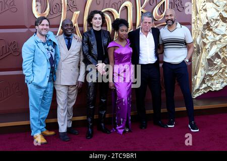 Paul King, Paterson Joseph, Timothee Chalamet, Calah Lane, Hugh Grant ...