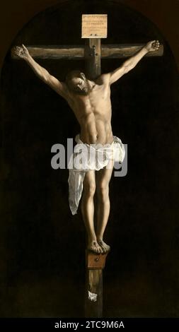 The Crucifixion. Francisco de Zurbarán. 1627 Stock Photo