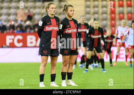 Munich, Germany, December 11th 2023: Kristin Koegel (11 Bayer Leverkusen) during the Google Pixel Frauen-Bundesliga match between FC Bayern Munich and Bayer Leverkusen at FC Bayern Campus, Germany.  (Sven Beyrich/SPP) Stock Photo