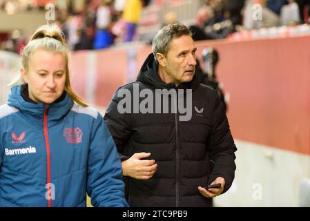 Munich, Germany, December 11th 2023: Bayer Leverkusen women's sporting director Achim Feifel during the Google Pixel Frauen-Bundesliga match between FC Bayern Munich and Bayer Leverkusen at FC Bayern Campus, Germany.  (Sven Beyrich/SPP) Stock Photo