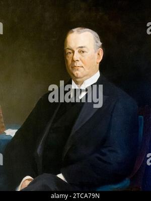 RI Governor George P Wetmore portrait. Stock Photo