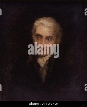 Unknown man, formerly known as James Northcote by Sir David Wilkie. Stock Photo