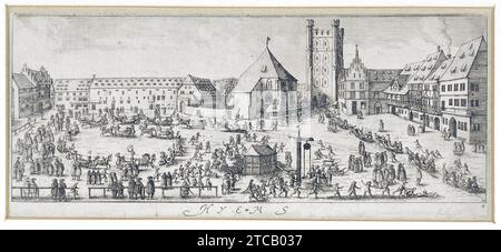 Wenzel Hollar, Hiver,1629. Stock Photo