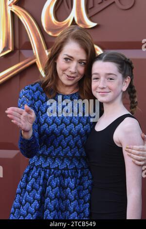 Alyson Hannigan and her daughter Satyana Marie Denisof at a Malibu