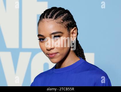 New York, United States. 11th Dec, 2023. Alexandra Shipp arrives on the red carpet at the Columbia Pictures' 'Anyone But You' New York Premiere at AMC Lincoln Square Theater on Monday, December 11, 2023 in New York City. Photo by John Angelillo/UPI Credit: UPI/Alamy Live News Stock Photo