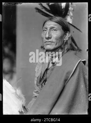 Whirling Horse, American Indian Stock Photo