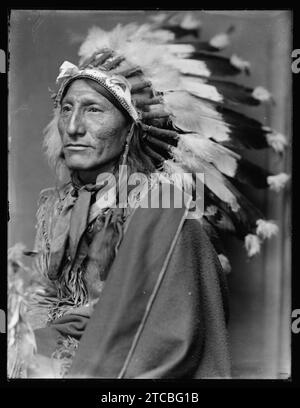 Whirling Horse, American Indian Stock Photo