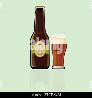 international beer day event in vector format with mugs Stock Vector