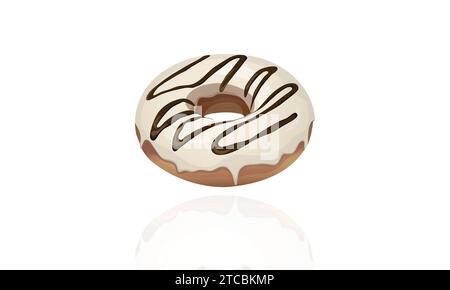 printable donut Vector design Stock Vector
