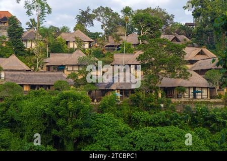 A village in the countryside of Ubud, Bali, Indonesia Stock Photo