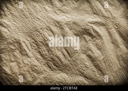 High resolution vintage brown crupled paper texture Stock Photo