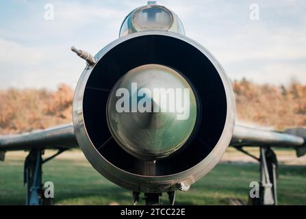 old army military combat fighter aircraft at the airport Stock Photo ...