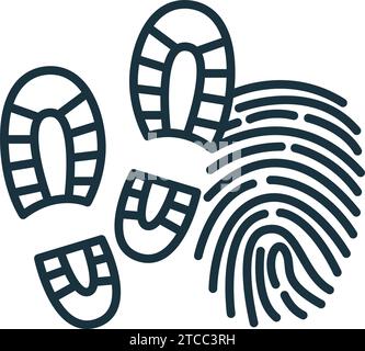 Evidence icon. Monochrome simple sign from critical thinking collection. Evidence icon for logo, templates, web design and infographics. Stock Vector