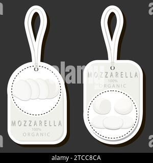 Illustration on theme beautiful tasty edible homemade cheese dairy product consisting of various ingredients Stock Vector