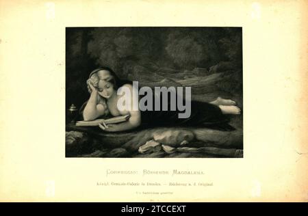 Wilhelm Hoffmann Dresdener Galerie Cabinet No. 005. Stock Photo