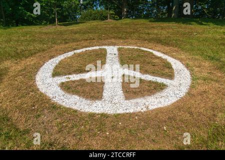 The May 4th Memorial at Kent State University Stock Photo