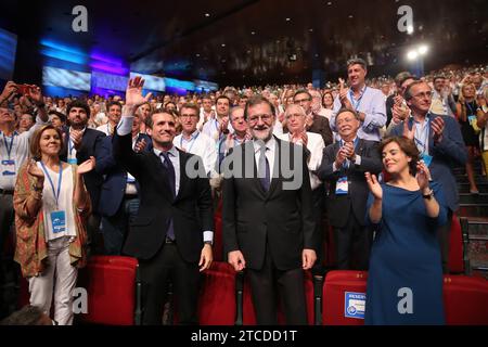 Madrid, 07/21/2018. 19 Extraordinary National Congress of the PP at the Marriott Hotel, with the election of the new president of the party. Photo: Jaime García ARCHDC. Credit: Album / Archivo ABC / Jaime García Stock Photo