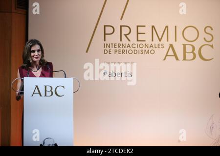 Madrid, 10/26/2017. Presentation of the Mariano de Cavia, Luca de Tena and Mingote awards, by Queen Letizia to José Luis Garci, Cristián Zegers and El Roto. Photo: Jaime García ARCHDC. Credit: Album / Archivo ABC / Jaime García Stock Photo