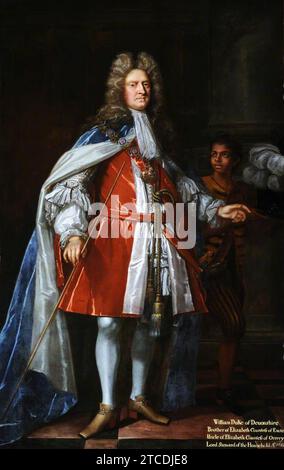 William Cavendish, 1st Duke of Devonshire, 4th Earl of Devonshire. Stock Photo