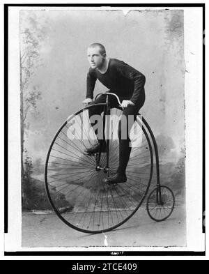 Bicycle with large front hot sale wheel