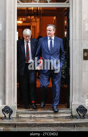 London, UK. 12th Dec, 2023. David Cameron, Foreign Secretary, and Andrew Mitchell, MP, Minister of State, Minister for Development in the Foreign, Commonwealth and Development Office. Ministers attend the weekly government cabinet meeting at 10 Downing Street in Westminster, London, England. Credit: Imageplotter/Alamy Live News Stock Photo