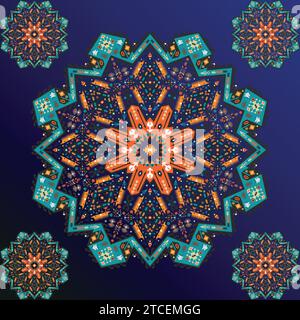Traditional ornamental seamless vector style with an Islamic pattern Stock Vector