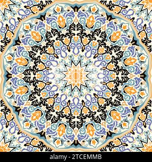 Traditional ornamental seamless vector style with an Islamic pattern Stock Vector