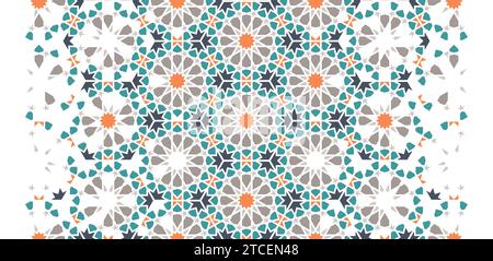 Traditional ornamental seamless vector style with an Islamic pattern Stock Vector