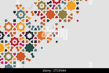 Traditional ornamental seamless vector style with an Islamic pattern Stock Vector